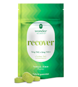 Recover Lemon Lime THC/THCV 20pk Gummies - 100mg