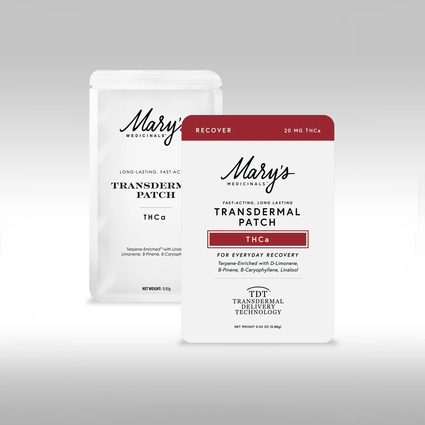 Mary's Medicinals™ - Mary's Medicinals Recover THCa Transdermal Patch 20mg Main Image