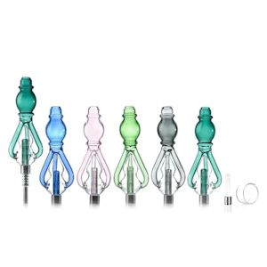 LA King - 9" Recycler Nectar Collector Kit w/ Ceramic Nail