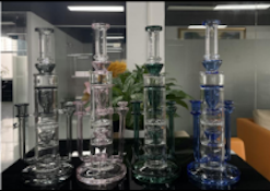(Glass) Tall Recycler Tube