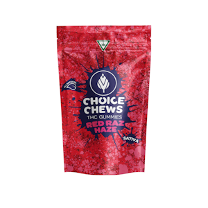 Choice - Choice Gummies - Red Raz Haze  - 100mg