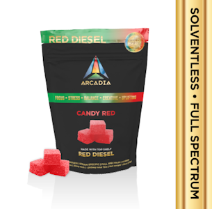 Arcadia Brands - 10pk 200mg Solventless Gummies - Red Diesel