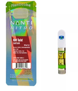 Nanticoke - NANTI NITRO | Red Twist | .5g Gram 510 Thread Cart