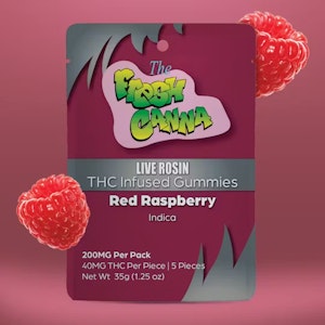 FRESH CANNA - Fresh Canna - Red Raspberry Rosin Gummies 200MG (5x40MG)