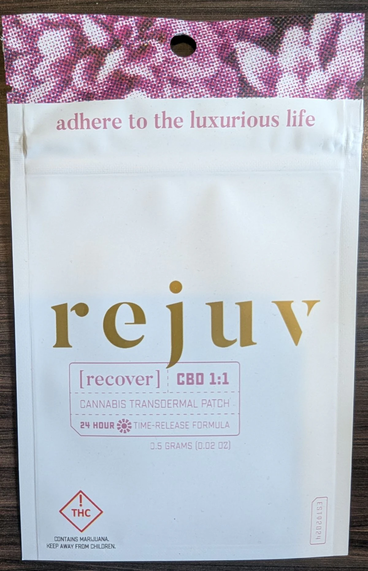 Rejuv - Rejuv - Recover - CBD 1:1 - Transdermal Patch Main Image