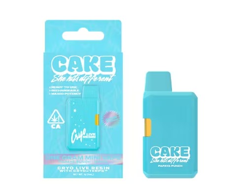 CAKE - Disposable - Cryo Live Resin - Blueberry Z - 1g