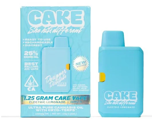 CAKE she hits different - CAKE - Disposable - Electric Lemonade - 1.25g Main Image