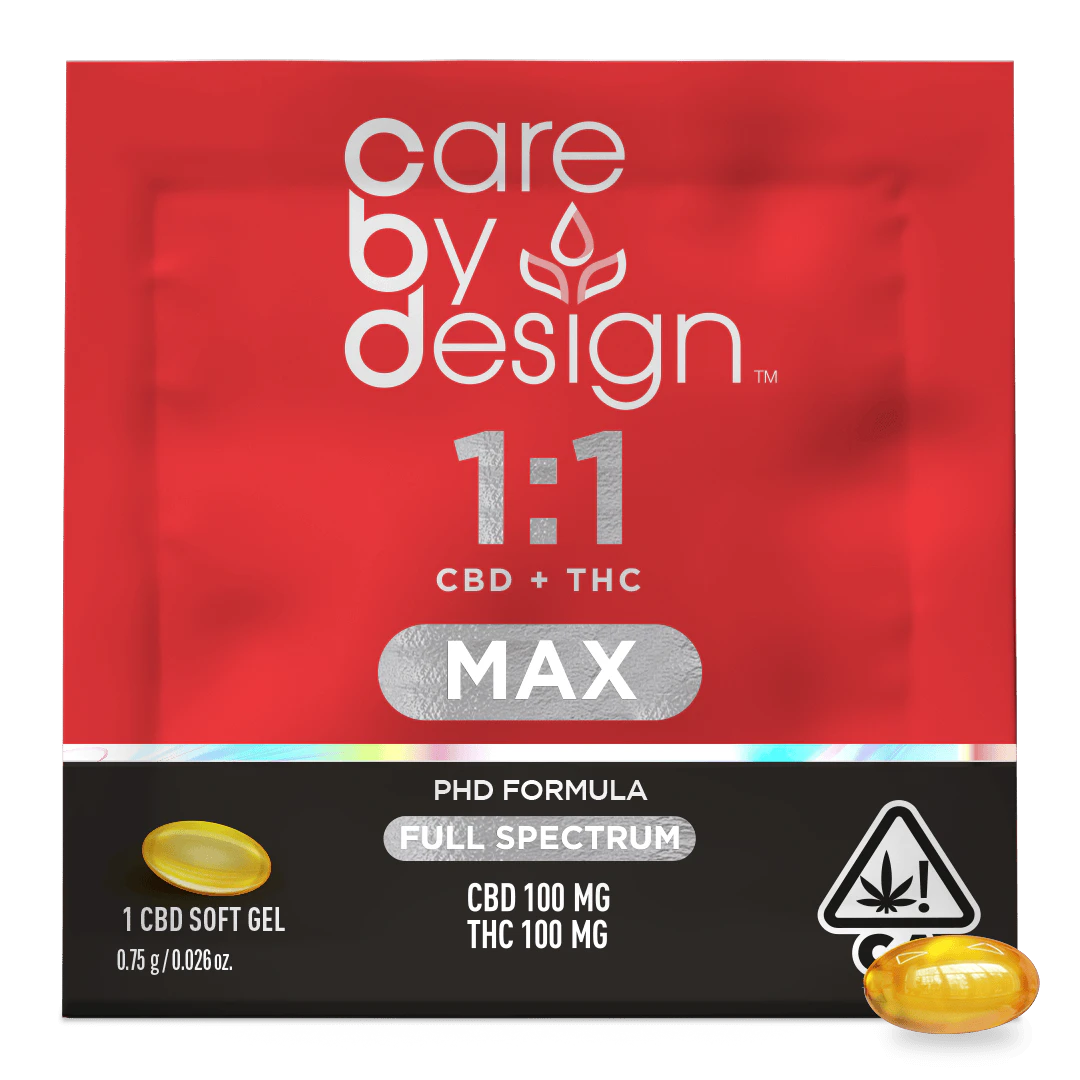 Care By Design - Care By Design - Edibles - Capsule - 1pk - MAX - 100mg Main Image