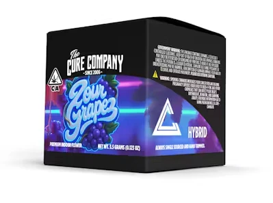The Cure Company - The Cure Company - Flower - Zour Grapes - 3.5g Main Image
