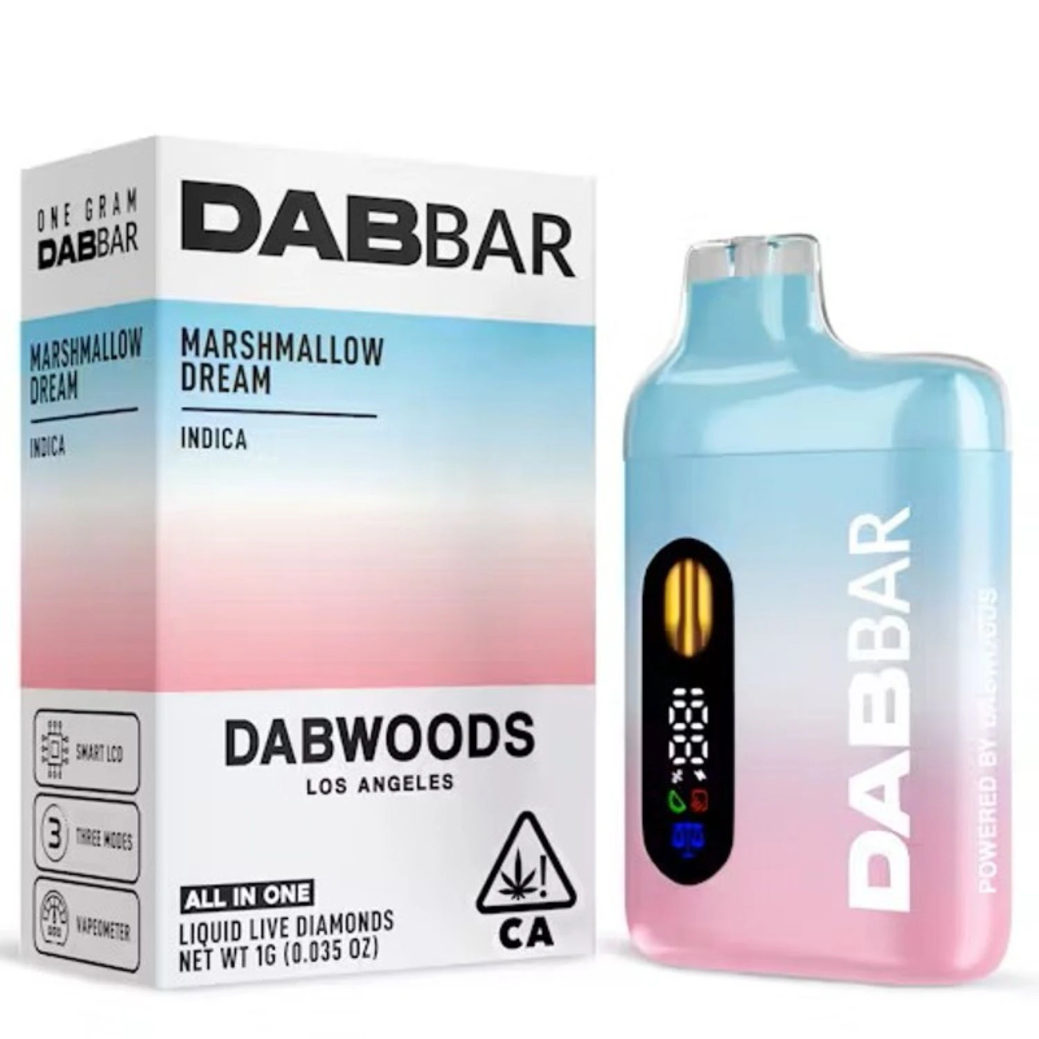 Dabwoods - Dabwoods - Disposable - LD - Marshmallow Dream - 1g Main Image