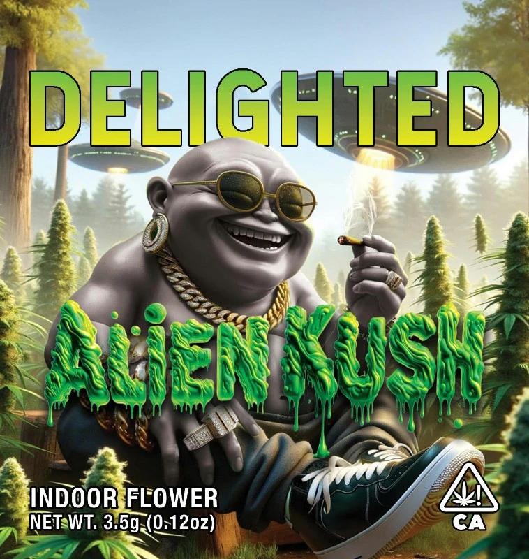 Delighted - Delighted - Flower - Alien Kush - 3.5g Main Image