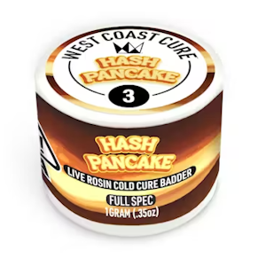 WEST COAST CURE - West Coast Cure - Concentrate - Rosin - Hash Pancakes - 1g
