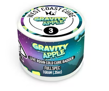 WEST COAST CURE - West Coast Cure - Concentrate - Rosin - Gravity Apple - 1g