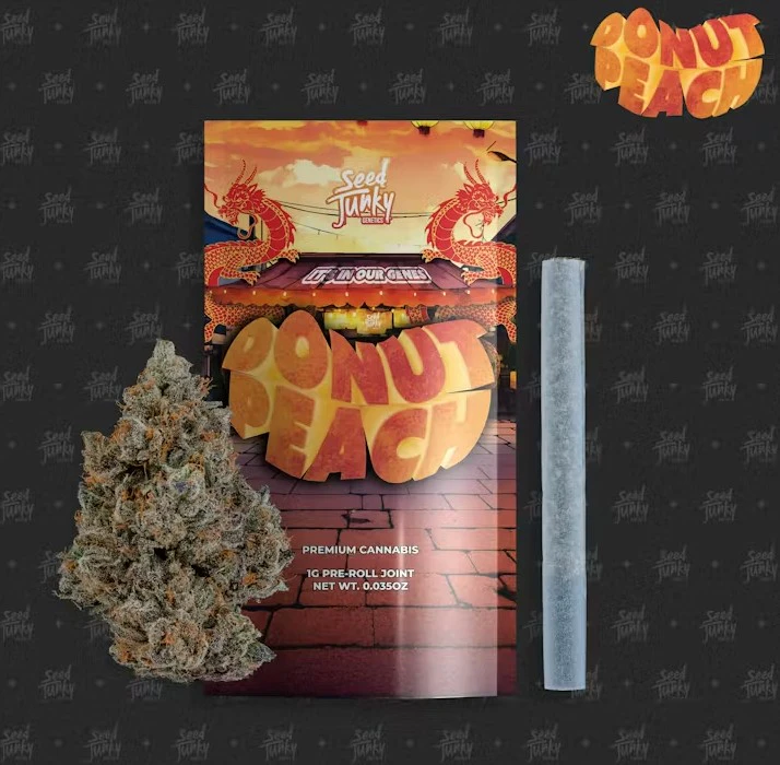 Seed Junky - Seed Junky - Preroll - Donut Peach - 1g Main Image