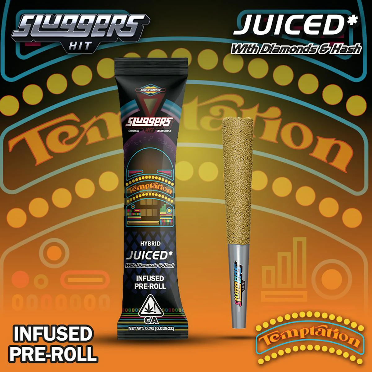Sluggers Hit - Sluggers - Preroll - Infused - Temptation - .7g Main Image
