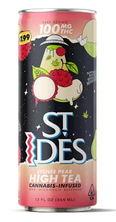 ST IDES - St. Ides - Drink - Pear Lychee Tea - 100mg Main Image