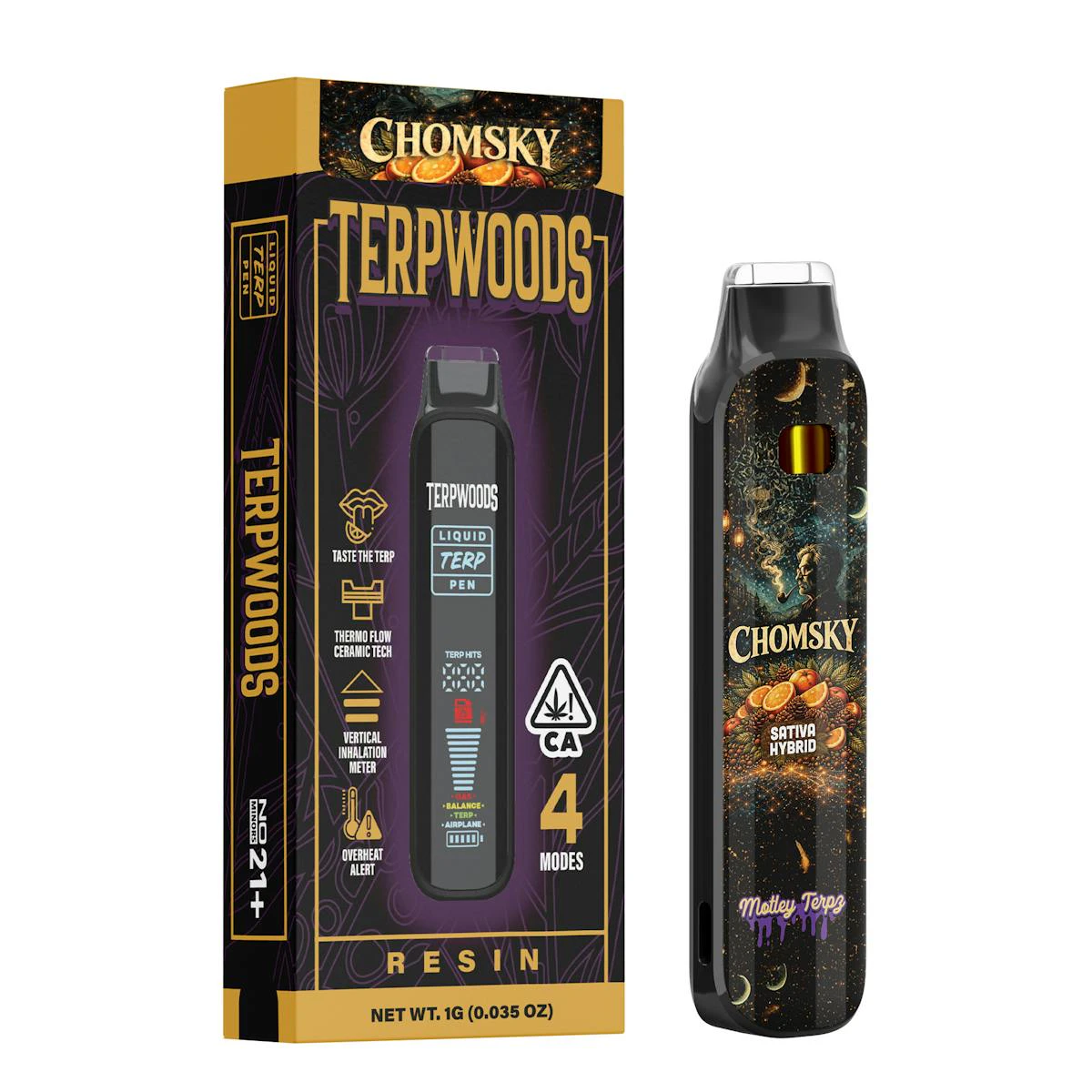 Dabwoods - Terpwoods - Disposable - LR - Chomsky - 1g Main Image
