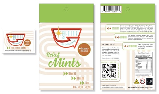 Senior Moments - Relief Mints Cinna-Mint 20 Pack | Senior Moments | Edible