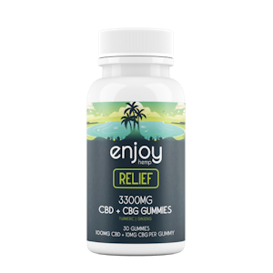 Enjoy Hemp Wellness - Enjoy Hemp CBD + CBG Relief Gummies 3300 mg 