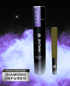 RYTHM - REMIX Blueberry Kush Infused Pre-Roll - 1g