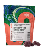 Blueberry Raz x Holly Roller Live Resin Gummies - 3 Pack 10MG (30MG)