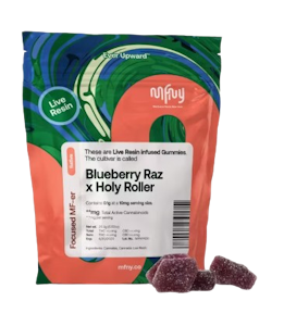 MFNY - Blueberry Raz x Holly Roller Live Resin Gummies - 3 Pack 10MG (30MG)