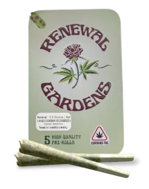 Renewal Gardens - Renewal Gardens | Red Zikigai | 0.5g Pre-Roll | 5- Pack | 2.5g Total [H] Main Image