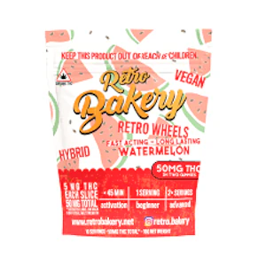 Retro - Retro - 50 MG THC - Retro Wheel Watermelon