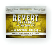 Master Kush -Indica- Kief Infused Pre-Ground 14G Flower | Revert    -aa7 front