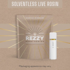 REZZY - Rezzy | Pure Series | Cheddar Cheeze | Live Rosin | Disposable | 0.5g