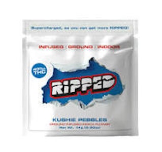 Ripped - Kushie Pebbles | Infused Pre-ground | Flower | 14g (Ripped)