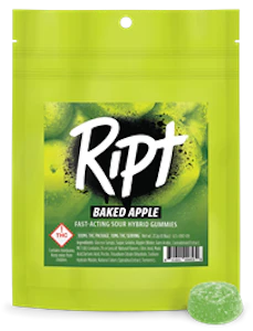 RIPT - Ript - Gummies - Blazed Baked Apple - 100mg