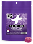 Ript - Gummies - Knockout Punch: THC:CBN:CBD - 100mg