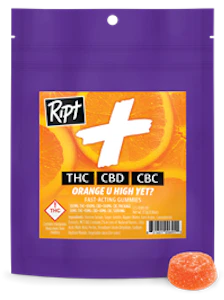 RIPT - Ript - Gummies - Orange U High Yet?: THC:CBC:CBD - 100mg