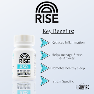 RISE - Rise RSO Tablets 20ct 200mg