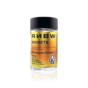 RNBW - Infused Preroll - Pineapple Delight - Lil Rockets - 5-Pack - 2.5G