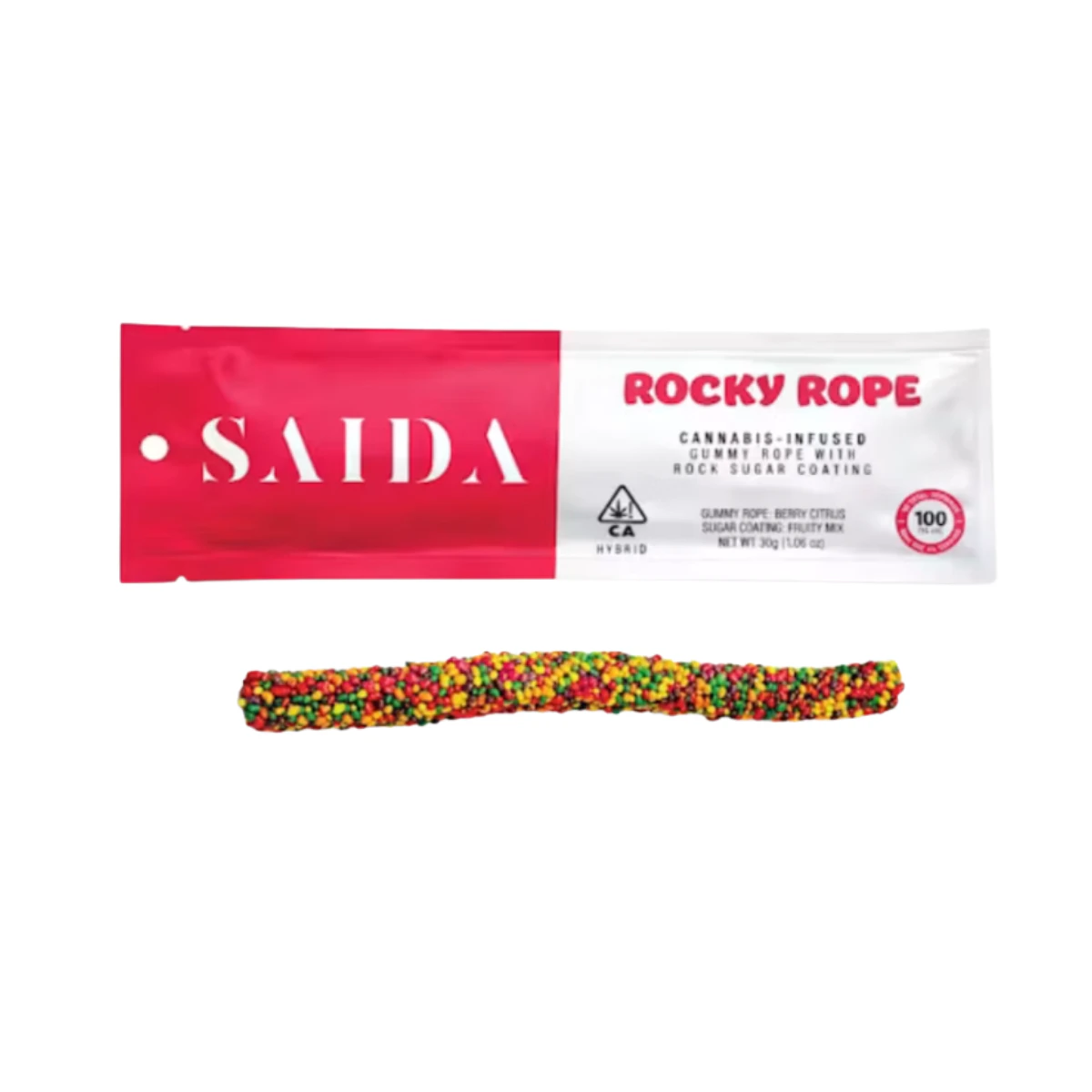 Saida - Berry Citrus (H) | 100mg Gummy Rocky Rope | Saida Main Image