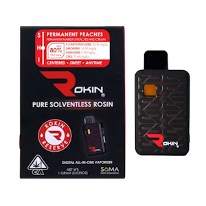 Rokin - Rokin | Solventless Rosin | Permanent Peaches | All-In-One