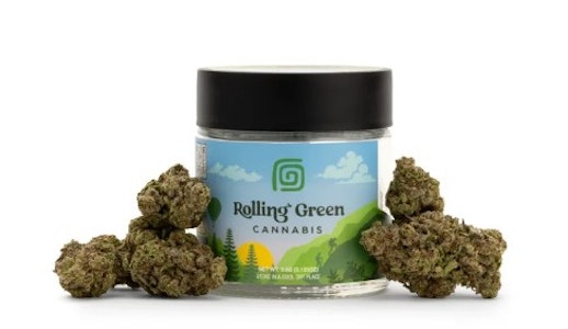 ROLLING GREEN CANNABIS - Rolling Green - Cookie Envy - 30.48% THC - 3.5g - Dry Flower