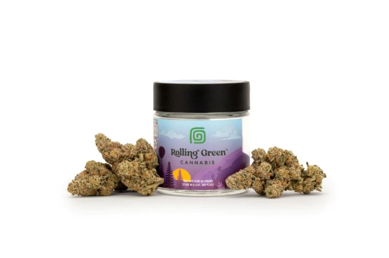 Rolling Green Cannabis - Rolling Green - Midnight Orgy - 31.85% THC - 3.5g - Dry Flower Main Image