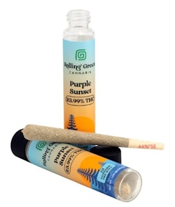 ROLLING GREEN CANNABIS - Rolling Green - Trainwreck - 29.51% THC - 1g - Pre-Roll