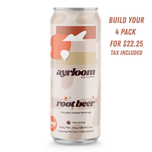 AYRLOOM - Ayrloom - Rootbeer 2:1 (10mg THC: 5mg CBD) - 12oz Beverage