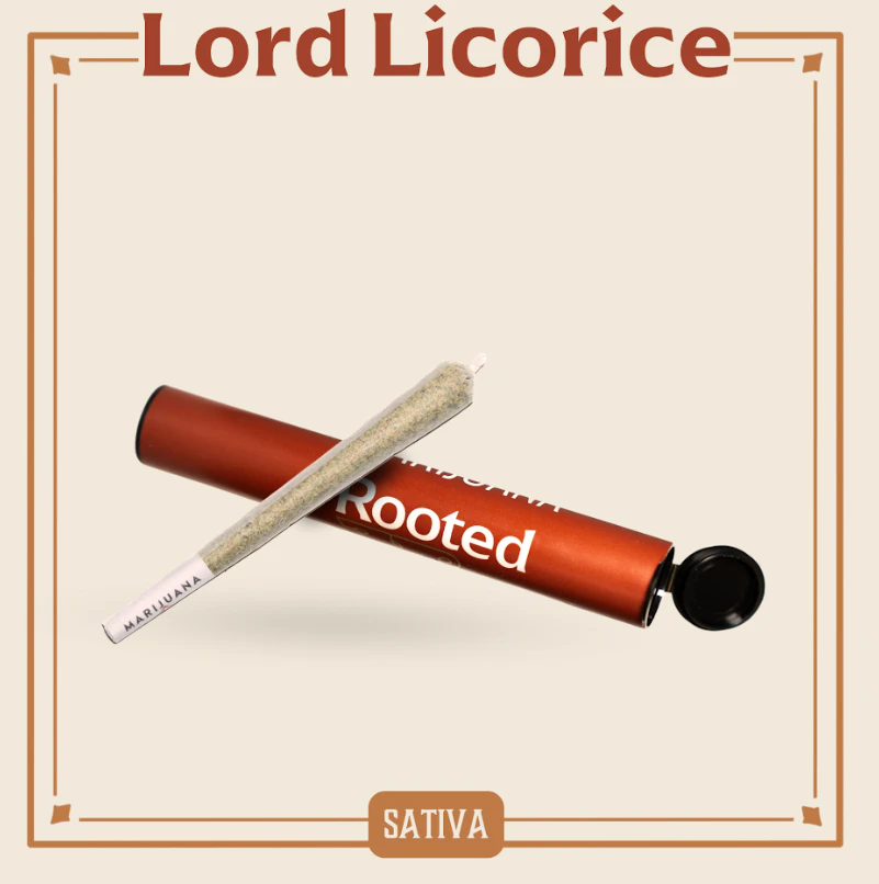 Rooted - Lord Licorice Pre-Roll - 1g Main Image