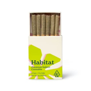 GREEN HABITAT - Green Habitat Roze 3g Prerolls Pk6
