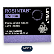 Level - Rosin Indica - Tablet - 10pk - 100mg