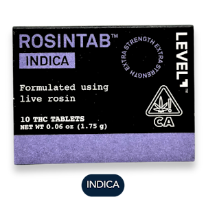 LEVEL+ - Level - Rosintab - Indica - 10pk - 100mg