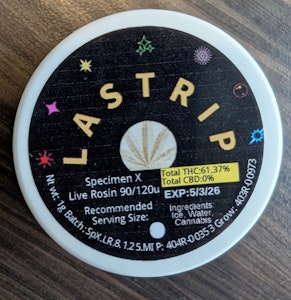 Lastrip - Lastrip - Live Rosin - Devilato - 1.0g