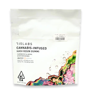 710 LABS - 710 Labs - Rosin Gummies - Banana Punch #4 - Gummies - 100mg