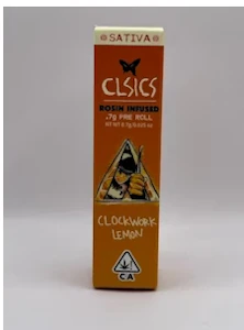 CLSICS - Clsics Infused Rosin Preroll .7g Clockwork Lemon