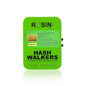 ROSIN TECH LABS - Infused Preroll - Citrus Funk - 6 Pack - Hash Walkers - 3G